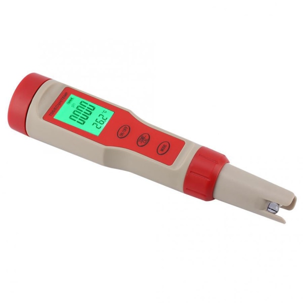 4 i 1 digital pH-mätare med ATC, pH/TDS/EC/temperaturfunktion, pH-noggrannhet ±0,1, pH-mätområde 0-14,0 Sunmostar