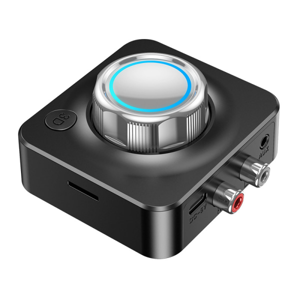Bluetooth 5.0-mottagare 3D Stereo TF-kort RCA 3,5 mm AUX-jack trådlös adapter för högtalarförstärkare Bilstereo sändare Auto PÅ Sunmostar