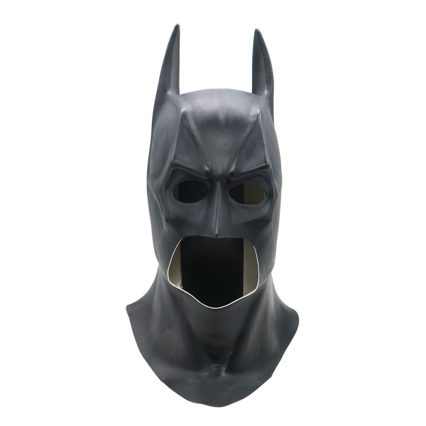 Betterlifefg-The Dark Knight Rises Black Batman Mask Party Mask Halloween Latex Påsk Huvudbonader