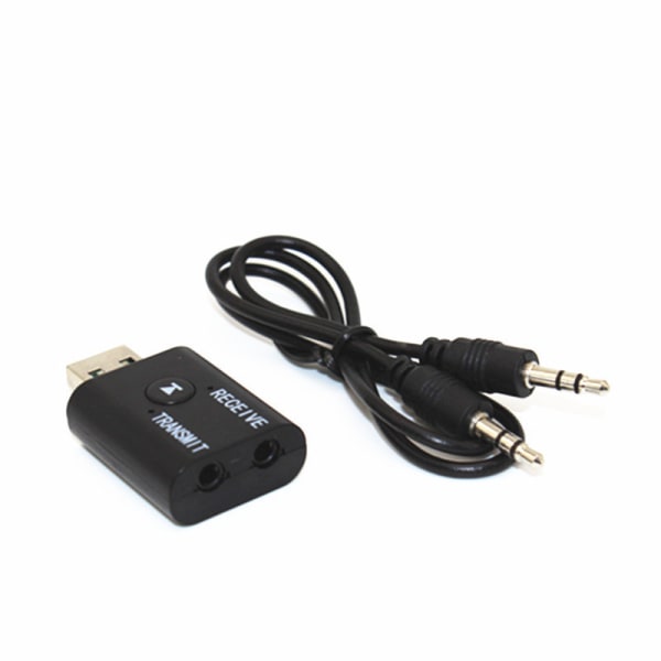 Trådlös USB AUX Bluetooth Bil Bluetooth Mini Bluetooth 5.0 Sändare Mottagare Ljud Musik Trådlös Adapter för TV PC Betterlifefg