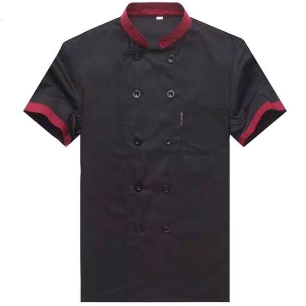 Kockjacka Uniform för män och kvinnor, kortärmad mesh