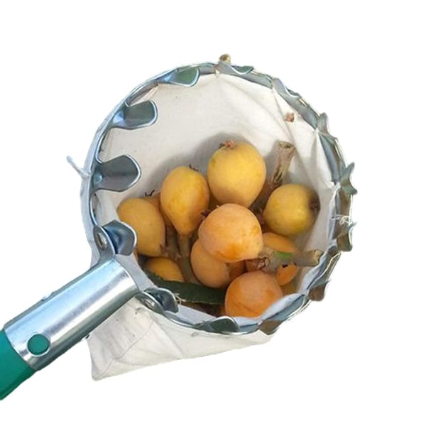 Fruktplockare, Rostfritt stål, 14 cm, Silver