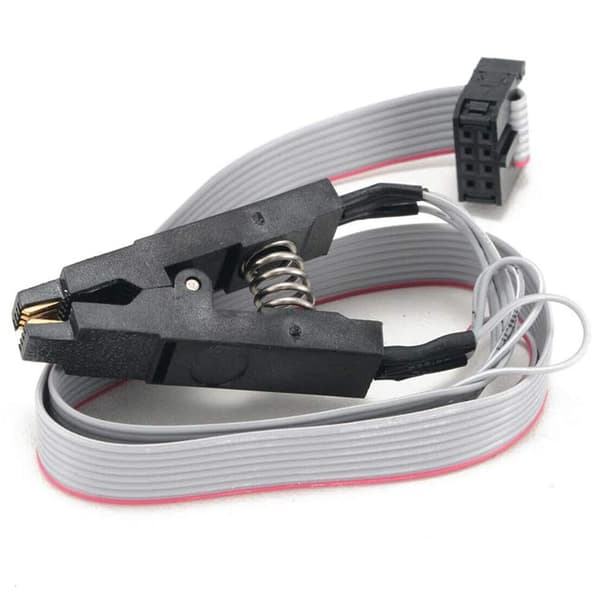 1set Ch341a 24 25-serien Eeprom Flash Bios USB-programmerare+soic8 Sop8 Testklämma+spi .8v-adapter+sop8