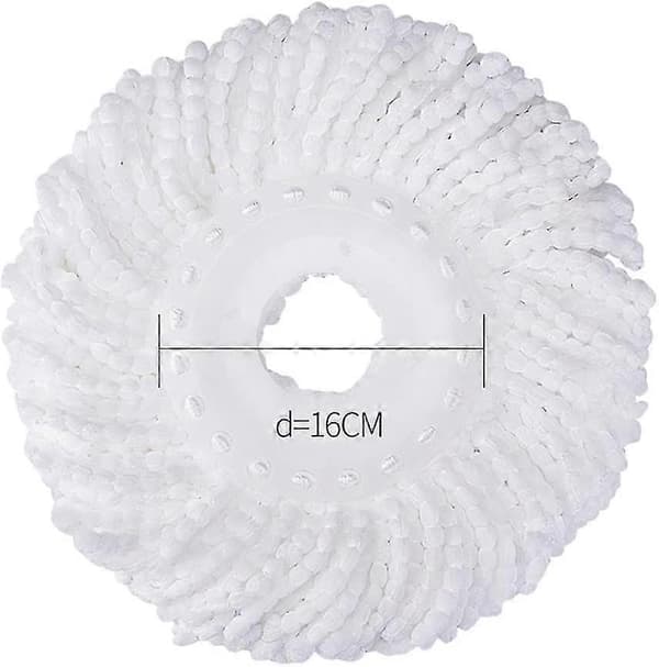 3-pak orkan-spindemoppe-erstatningshoveder moppehoved-erstatning moppehoved-erstatning - 3 stk. hvid
