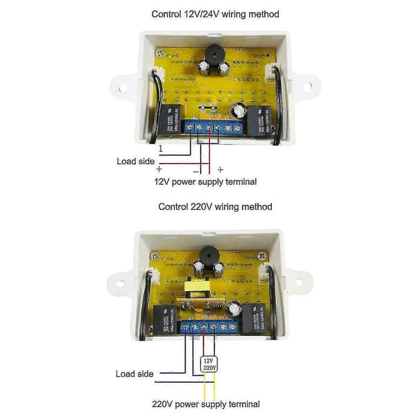 DC 24V ZFX-ST3012 LED Digital Dubbel Termometer Temperaturregulator Termostat Inkubator Mikrodator Dubbel