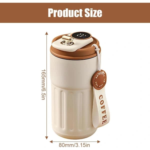 420 ml lønn rustfritt stål kaffetermos for varme drikker
