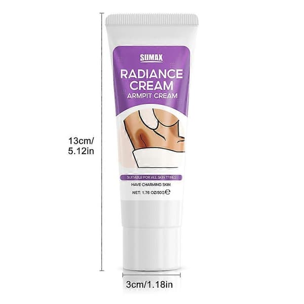 Kropsblegende creme til private områder, bikiniområde, mørk pletfjerner creme til krop, armhule, nakke 2PCs