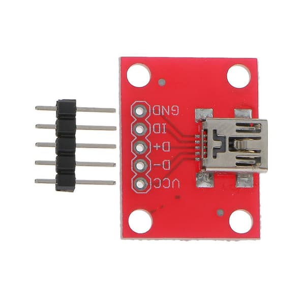 3xBreakout Board for USB Mini-B miniUSB