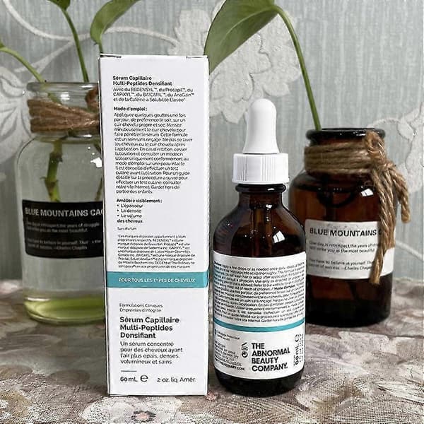 1-5x Multi-Peptide Serum för Hår Densitet, Peptid-driven Formula för Tjockare, Fylligare Hår 2PCS