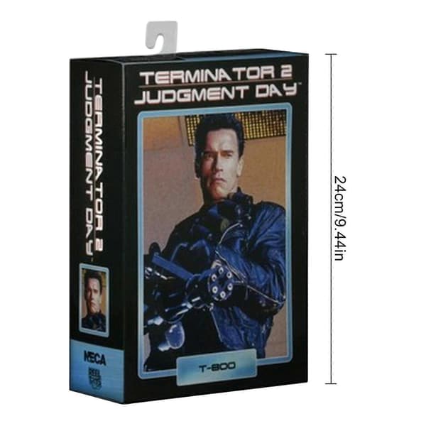 Terminator 2 Judgment Day T-800 Arnold Actionfigur Leketøy Modell For Gave
