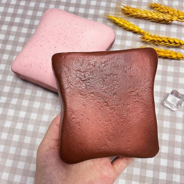 Brödsmör Squishy, Långsamt Stigande Squishy, Julklappsfyllning, Stressbollar, Stresslindring & Fidgetleksaker för ADHD