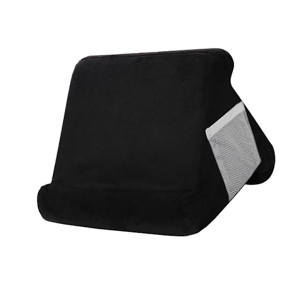 Blød polstring tablet stand læsepude tablet stand pad, egnet til e-læsere og smartphone tablet stande, sort.