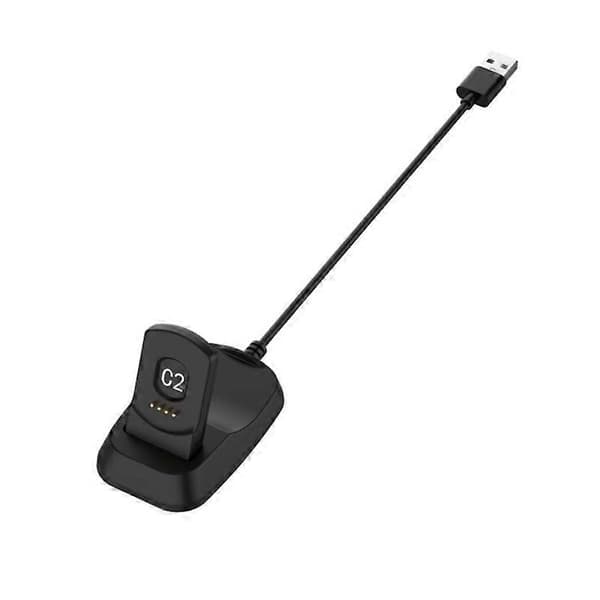 C2-kellon kannettava vaihtolataustelineen sovitinasemateline USB-kaapelilla