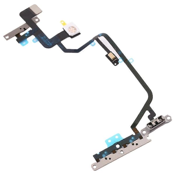 Ficklampa & strömknapp & volymknapp flexkabel för iPhone XR