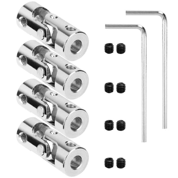 4 pakker 4 mm til 4 mm stål universal samling drejelig model DIY motor