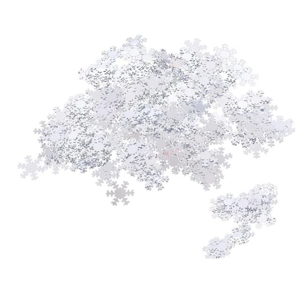 Julefestival Snøfnugg Bordkonfetti Strøssel Dekorasjon 15g
