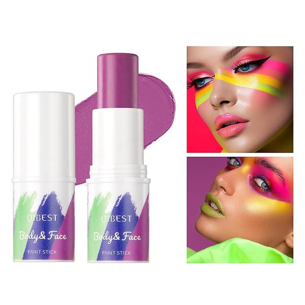 Kropsansigtsmaling Makeup Stick Bærbar Højpigmenteret Makeup Pen til Cosplay Fest 2