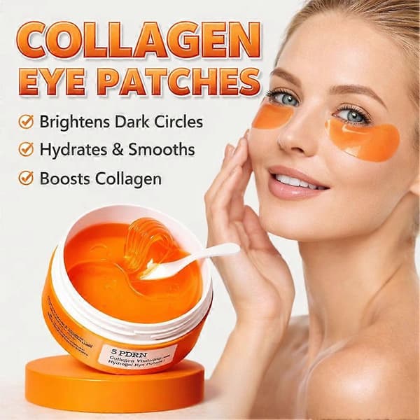 COSRX 5-PDRN Complex Collagen Gel øyelapper for mørke ringer ujevn hudtone 60 lapper