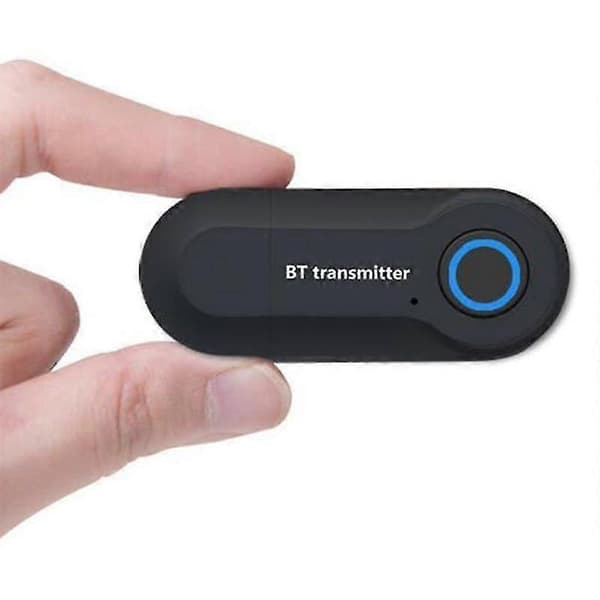 Bluetooth-sender 3,5 mm jack lydadapter trådløs Bluetooth 4.0 stereo lydsenderadapter for hodetelefoner TV