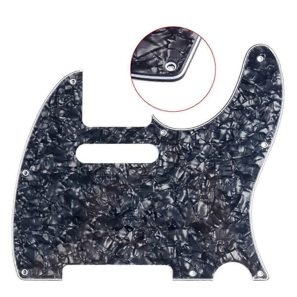 TL Plektrumskydd Gitarrdelar för US Standard 8 Skruvhål TL Gitarr Plektrumskydd, E