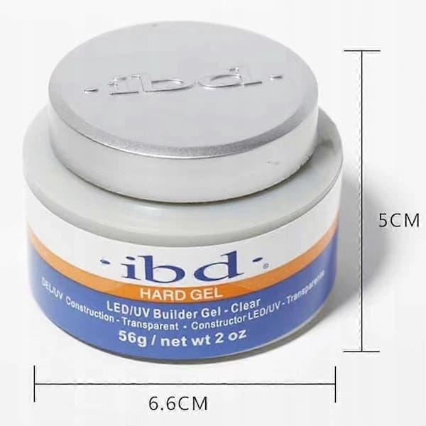 Ibd Hard Builder Gel Led / Uv Clear 56g_Spesialtilbud