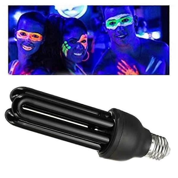 E27 40W UV-pære, UV Ultraviolet, ideel til belysning af reaktive overflader
