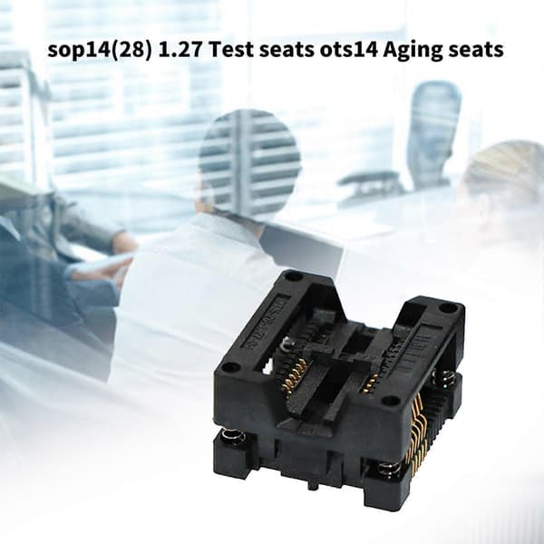IC-teststik til SOP14(28) 1,27 mm chip med 14-bens konfiguration OTS14 teststik halvlederkomponenter