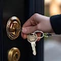 Udtrækkelig nøglering med karabinhage 2-pak Sort Sort