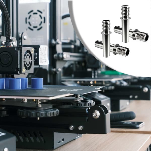 Varmeafbryderrør i rustfrit stål til Ender3Neo ekstruder 3D-printer Hotend-dyse