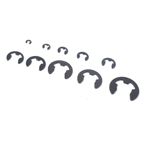 160 st 2mm-25mm låsringar bil lastbil diverse E-Clip snäppringssats