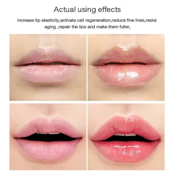 Læbeforstørrende Lip Gloss, Læbemaksimerende Plumper, Ekstrem Læbevolumen, Fugter, Forfiner Tørhedsrynker, Forbedrer Fyldig Glans 3Pcs