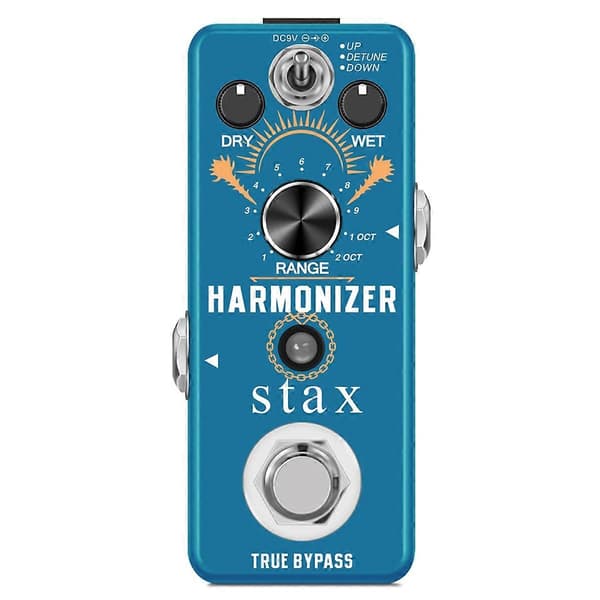 Gitarrharmoniserings-effektpedal Digitala oktav-effektpedaler Harmoni Pitch Shifter Detune för elgitarr bas