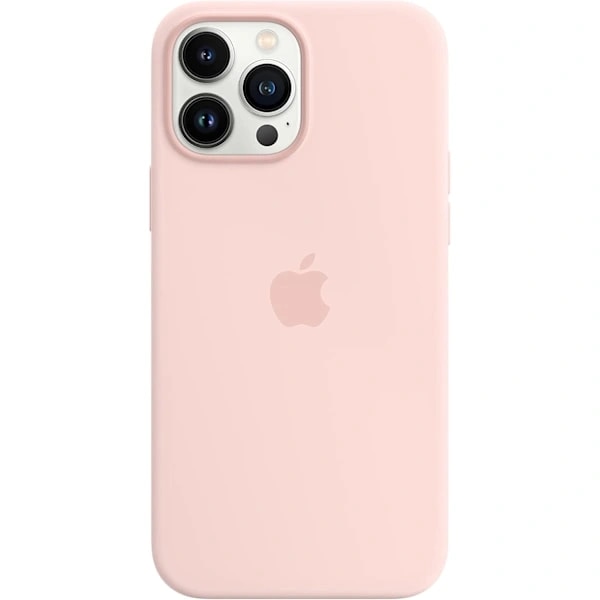 Rosa magnetiskt flytande silikonskal för iPhone 13 Pro – Stöder MagSafe