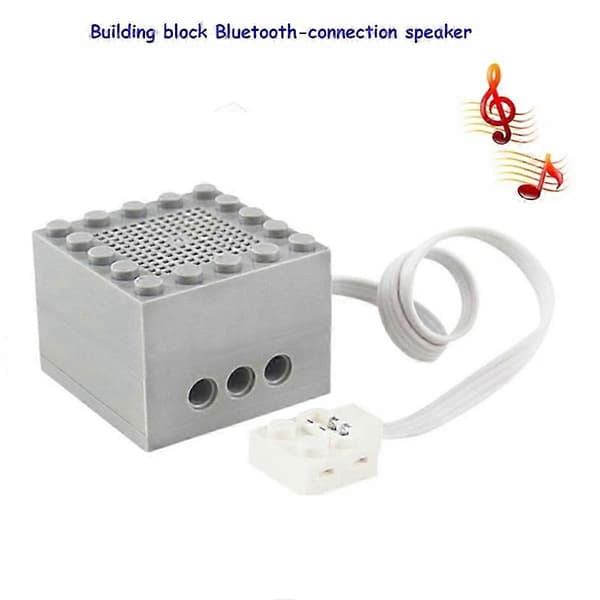 Byggeklods Bluetooth Højttalermodul Original Musikafspilning Bluetooth-forbindelse til Bil Tog Musikboks Modificer B