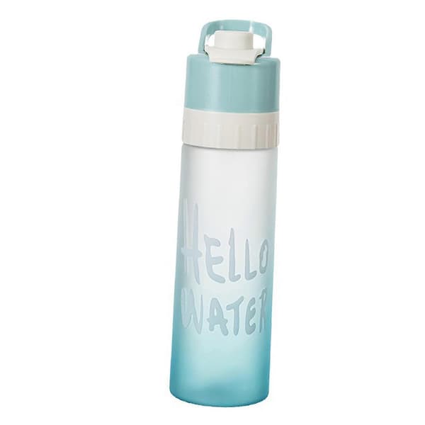 2-in-1 sumutuspullo, 650 ml, elintarvikelaatuinen PC-materiaali, urheilusumutinpullo harjoitteluun