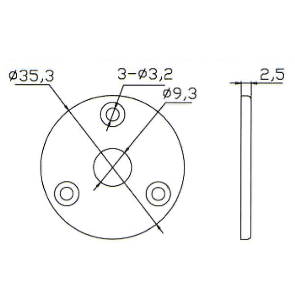 2xRund Jack Plade Fatning Stik 1/4\" 6.35mm til Elektrisk Basguitar Guld