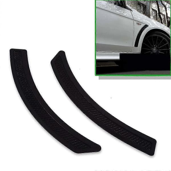 2 stk. til Mitsubishi Lancer 2008-2015 Evo 10 X sorte frontskærm sideudluftningsdæksel