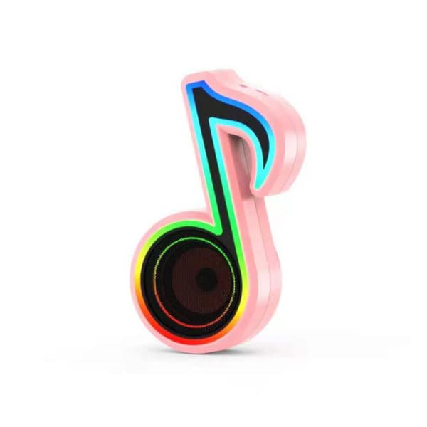Rgb Glare Bluetooth Højttaler Mini Bærbar Musik Node Form Højttaler Til Kreative Gave Computer Telefon Lydudstyr Black