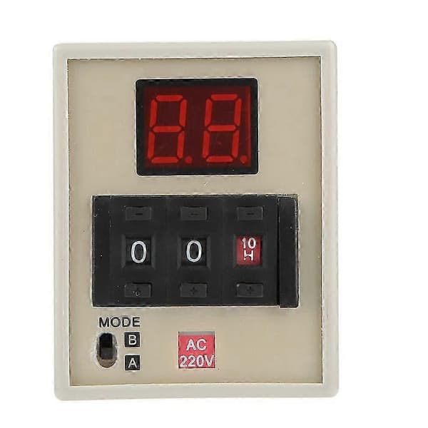 AH3-DM Dual Mode Fördröjningsrelä 0.01S-99H LED-display (AC 220V)