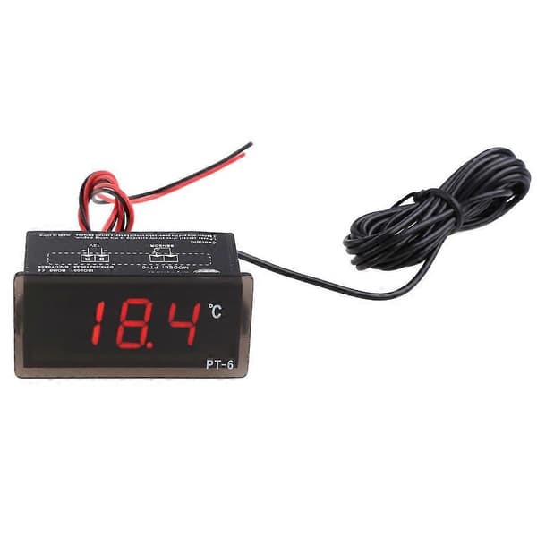 Varm 12V Køretøj Bil LED Digital Termometer Temperaturmåler Probe -40~110C