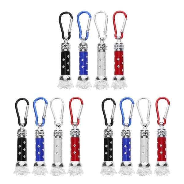 LED-taskulamppu Mini kannettava taskulamppu alumiiniseos 12 kpl:n setti