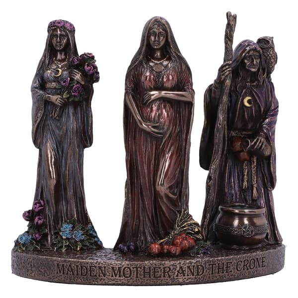 Jomfru Mor og Kjerring Livets Trio Mini Figurer