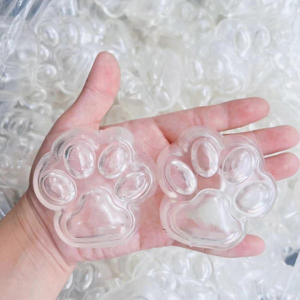 Långsamt återfjädrande kattass stressboll handgjord DIY-set säker 1pc