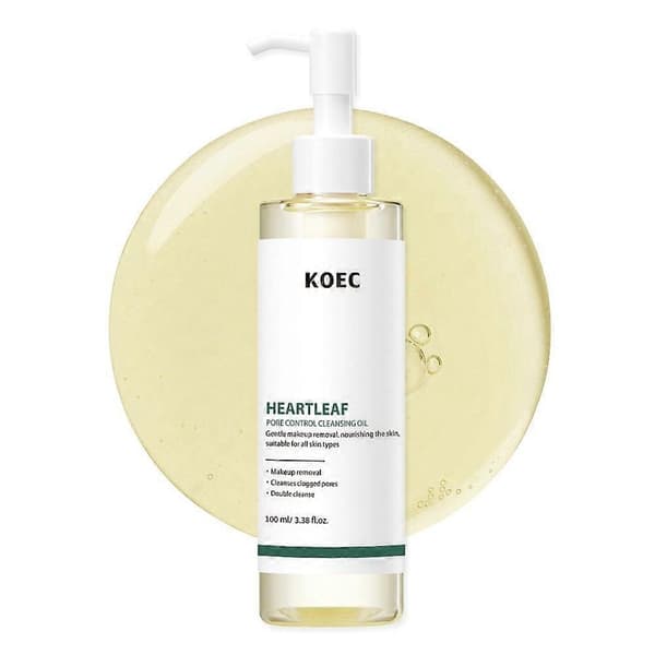 Heartleaf Pore Control Renseolie, Ansigtsrenseolie, Makeup Fjernelse af Hudorme, 100g 3pcs