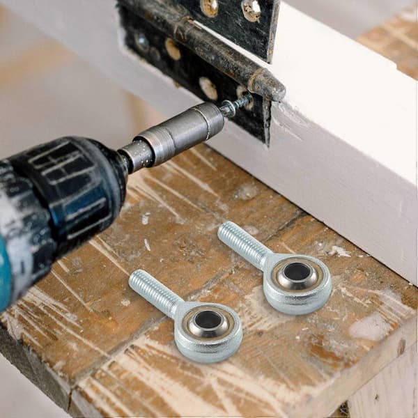 2 x M10 x 1,5 Utvendig Endeledd Roseledd Gjenge 10mm