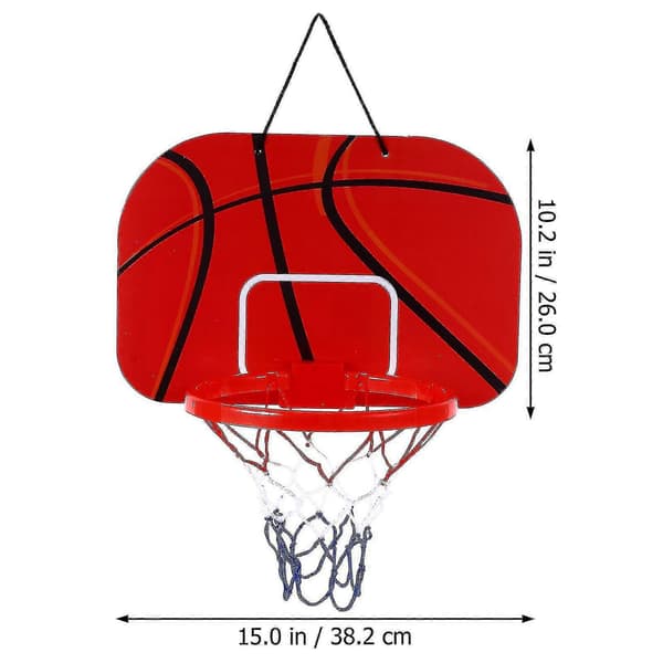 1 set hängande basketkorg med minibasketboll för hem, kontor, sovrum