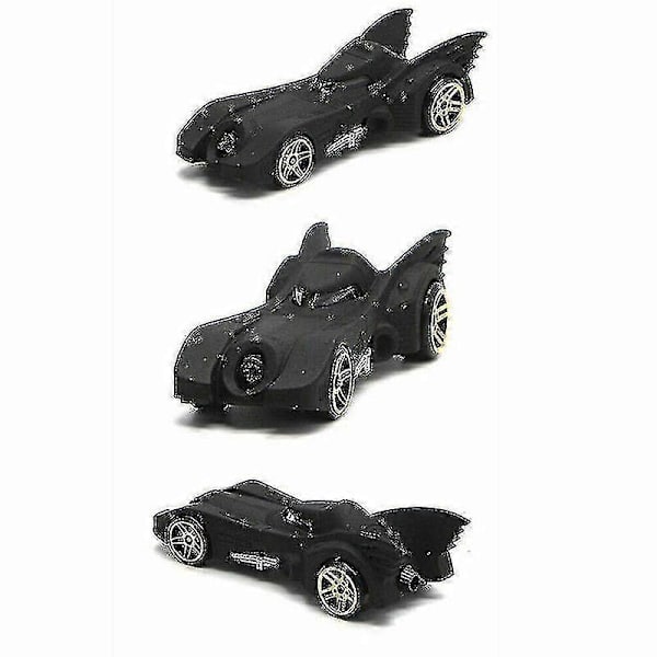 Sett med 6 Batmobile bil lekebil metall