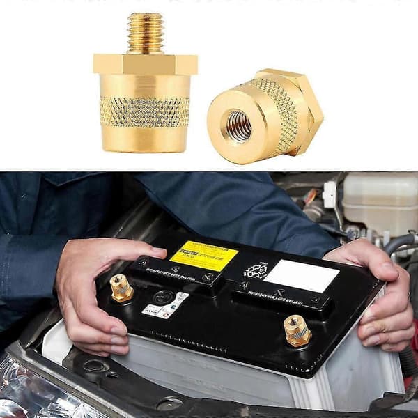 1 par batteripoladapter M8 standardpolskruv pol batteripoladapter
