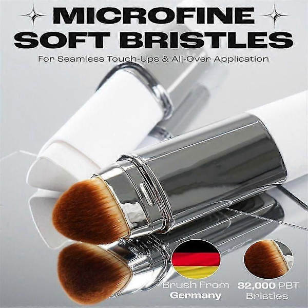 Blanc Cover Cream Stick V - Färgskiftande foundationstick med borste, smink concealer stick för ansikte, långvarig - Full till medium täckning bas Ma light