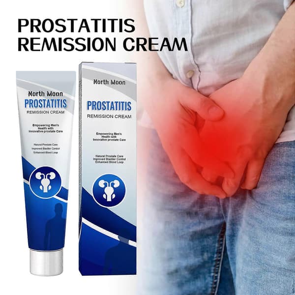 Mäns prostatakräm - Lugnande behandling för obehag och klåda, daglig massage för prostatahälsa 1pc